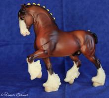 Delivery Wagon with Clydesdale Team | BreyerHorseRef